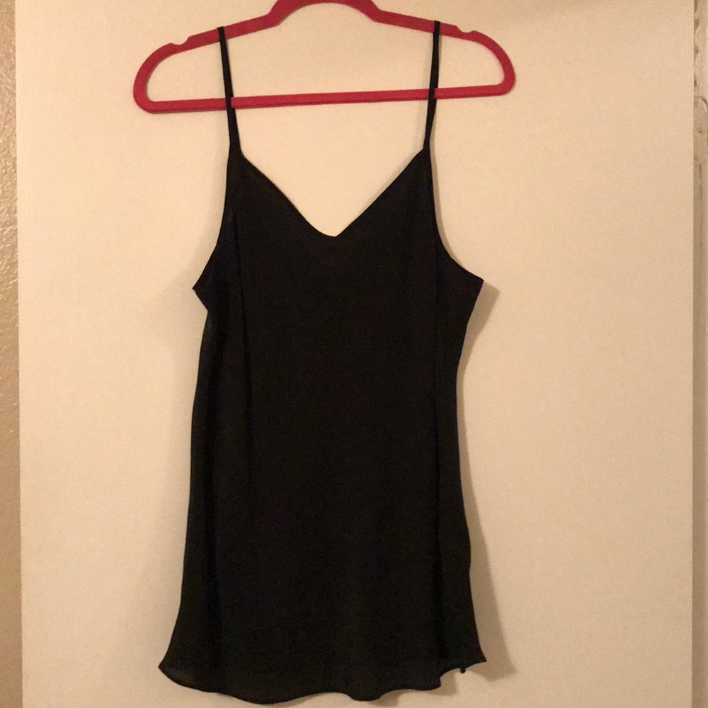 Black silk JCrew Cami